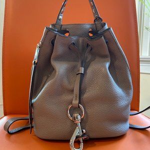 NEW Gray Rebecca Minkoff Blyth SM Backpack